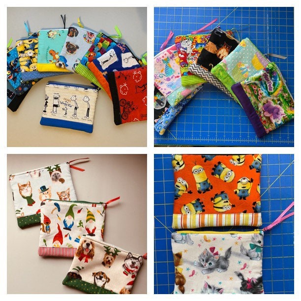 Kids Fun Tablet Or Phone Accessory Bags - Wimpy Kid Stuff